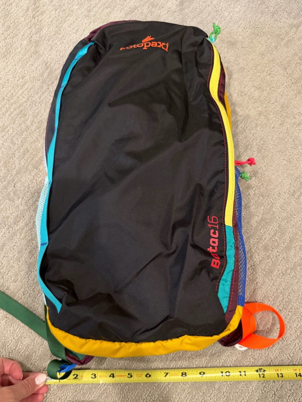 Cotopaxi Batac16 liter Black Multi-Color Backpack - Picture 7 of 9